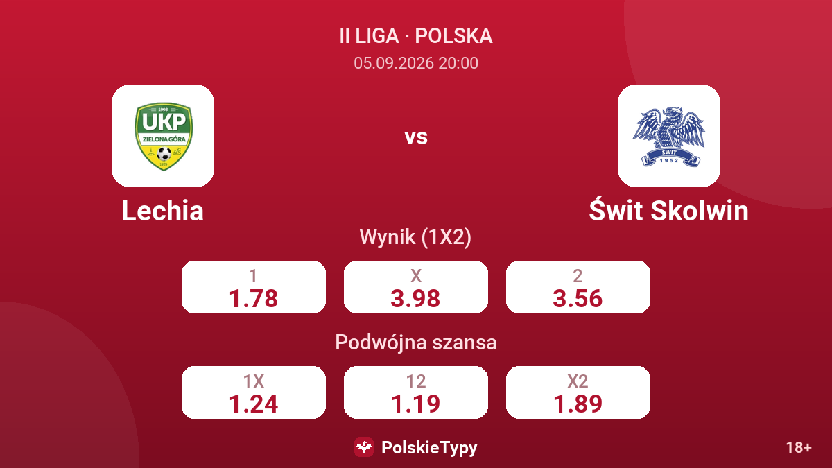 Lechia - Świt Skolwin — kursy