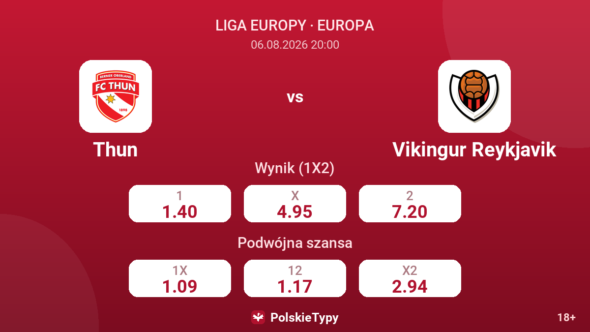 Thun - Vikingur Reykjavik — kursy