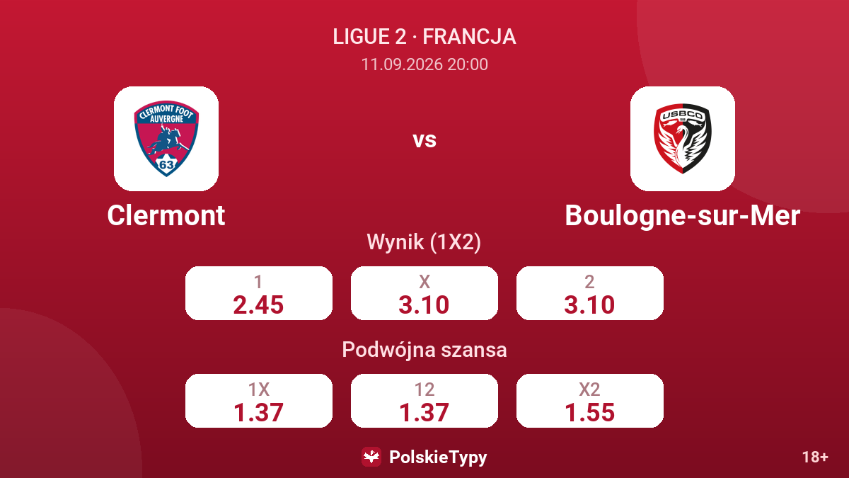 Clermont - Boulogne-sur-Mer — kursy