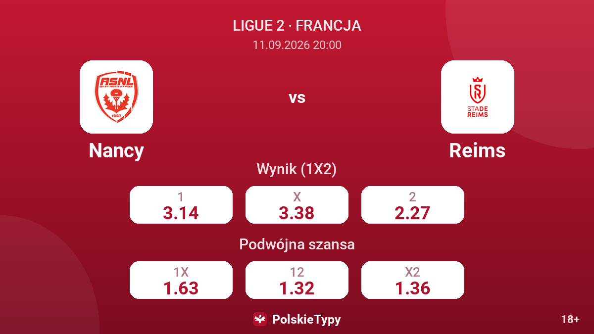 Nancy - Reims — kursy