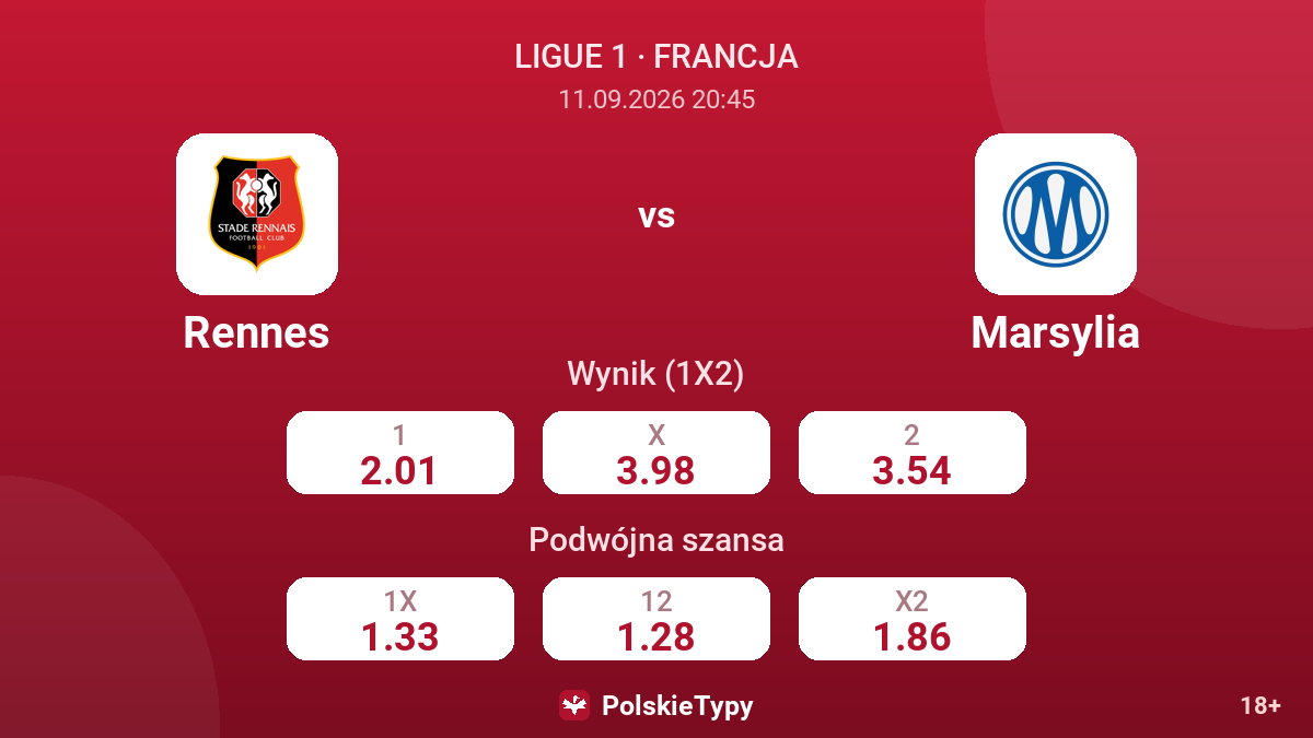 Rennes - Marsylia — kursy