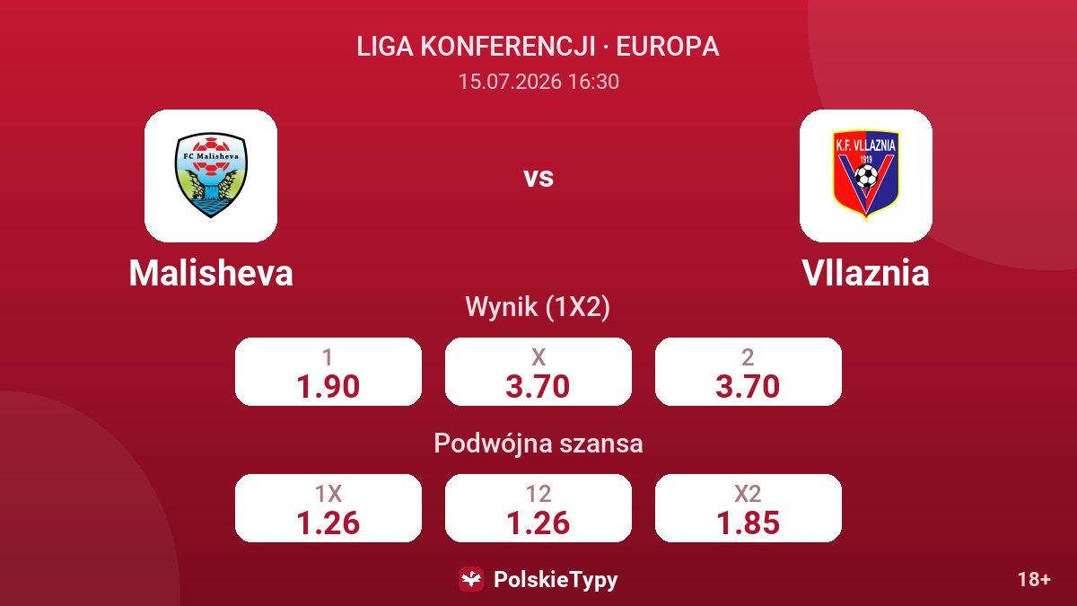 Malisheva - Vllaznia — kursy