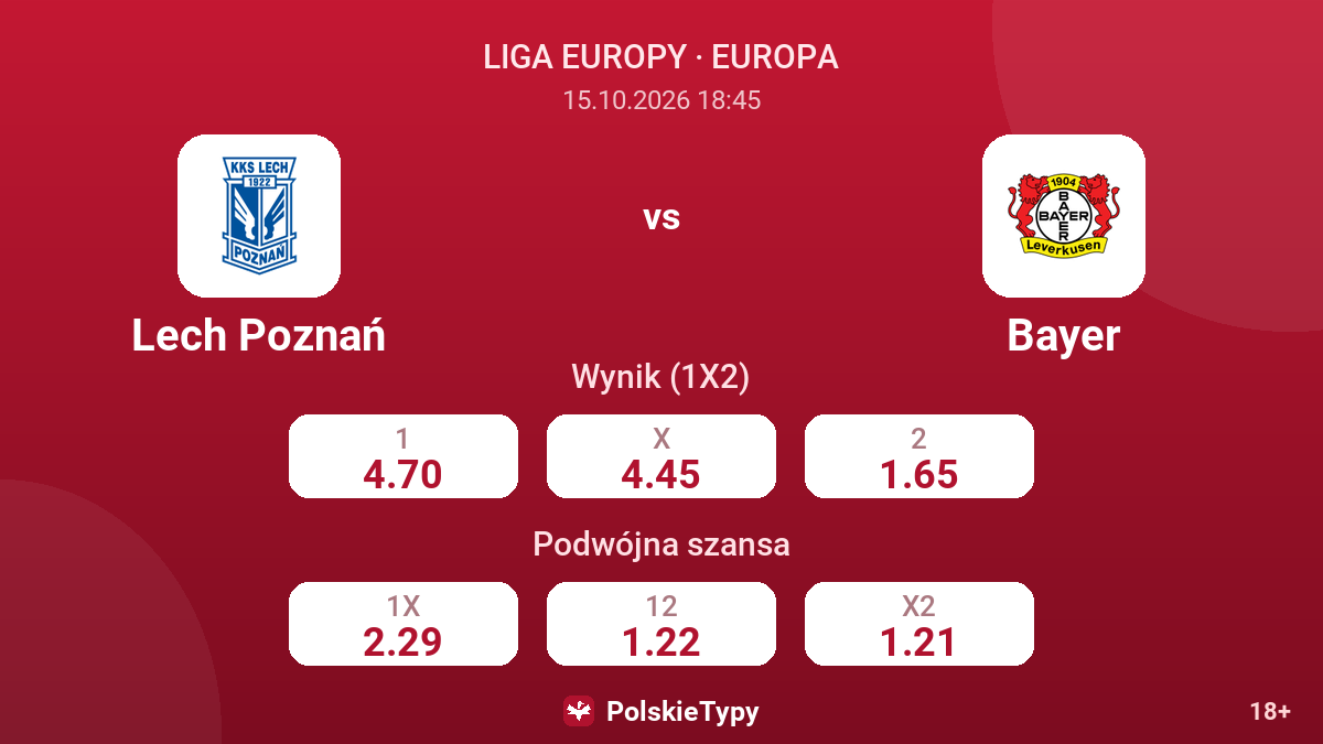 Lech Poznań - Bayer — kursy