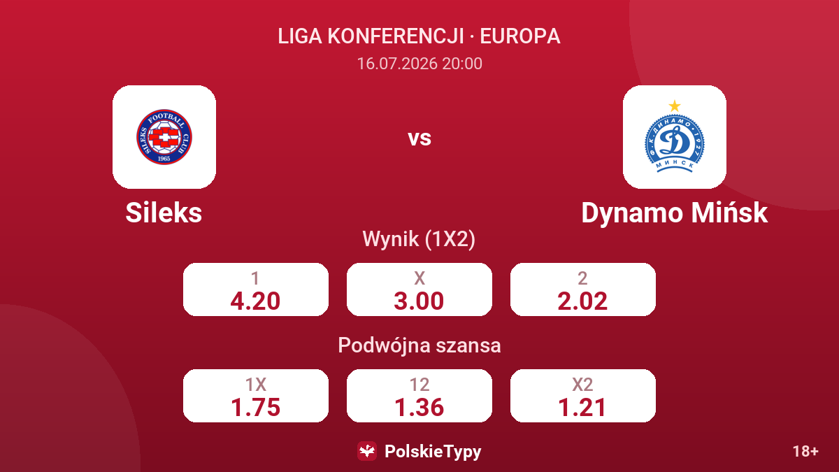 Sileks - Dynamo Mińsk — kursy