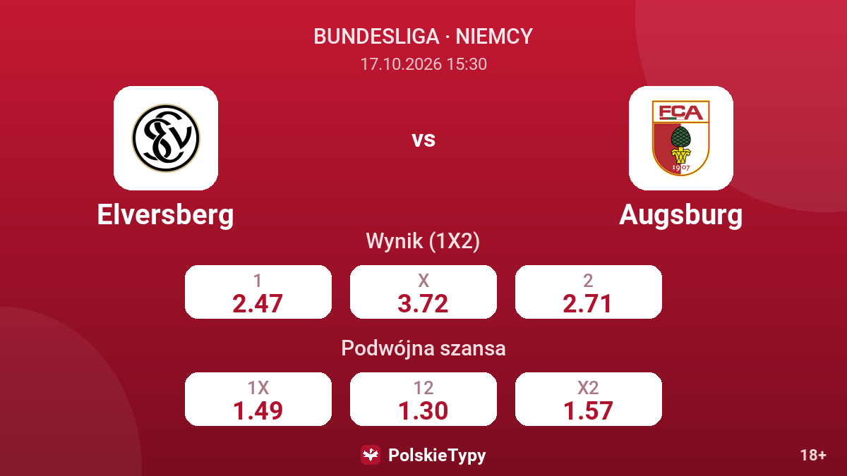 Elversberg - Augsburg — kursy