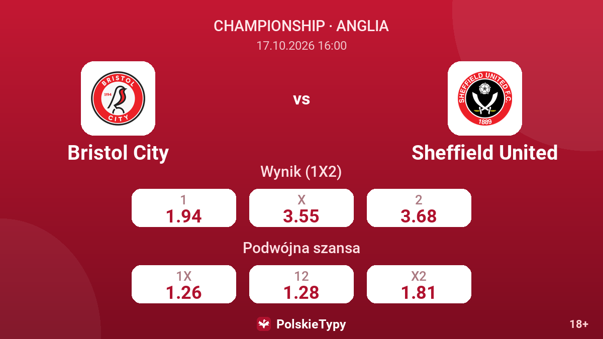 Bristol City - Sheffield United — kursy