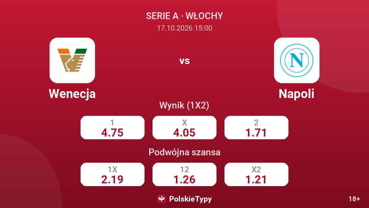Wenecja - Napoli — kursy