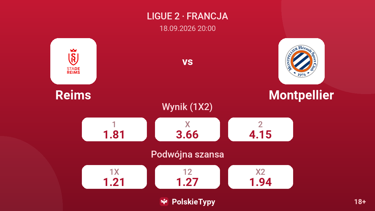 Reims - Montpellier — kursy