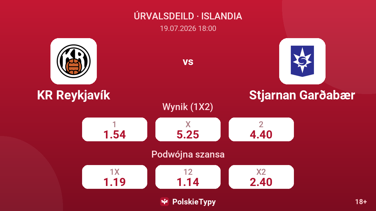 KR Reykjavík - Stjarnan Garðabær — kursy