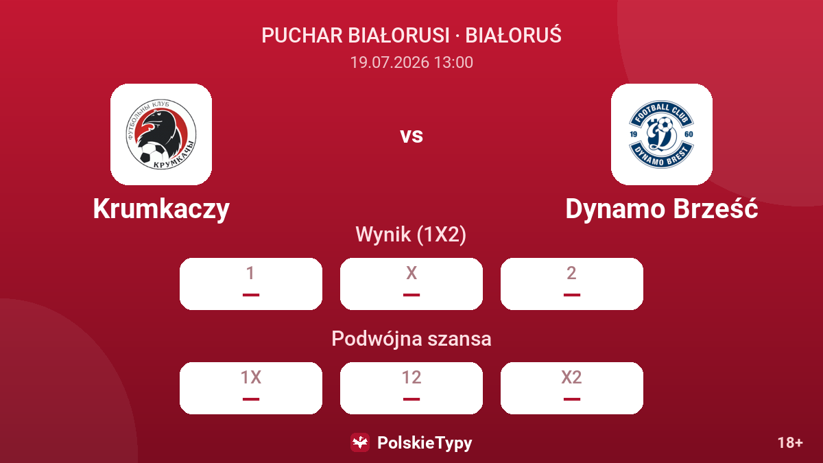 Krumkaczy - Dynamo Brześć — kursy