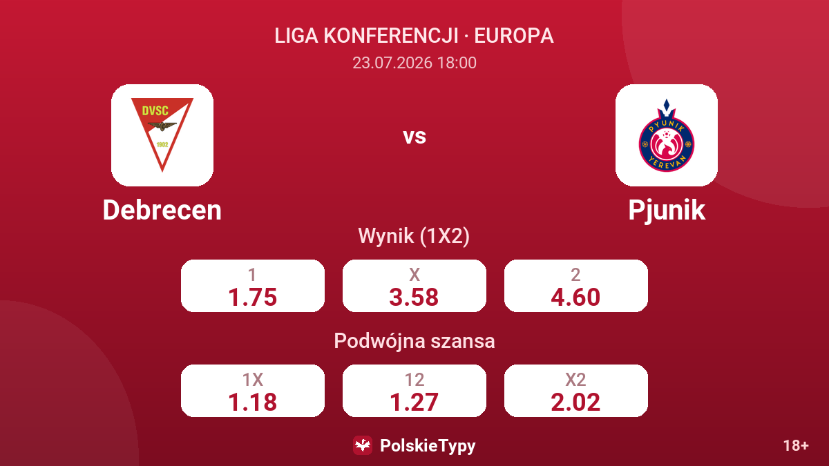 Debrecen - Pjunik — kursy