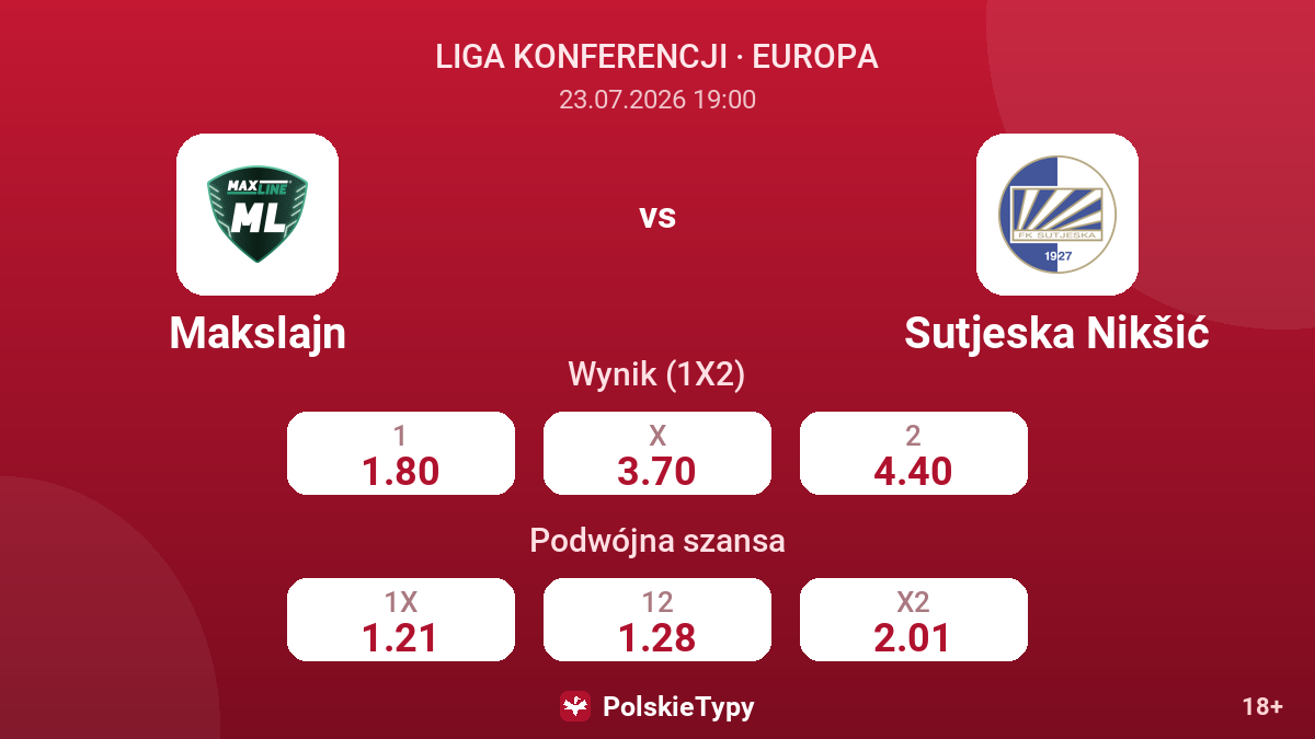 Makslajn - Sutjeska Nikšić — kursy