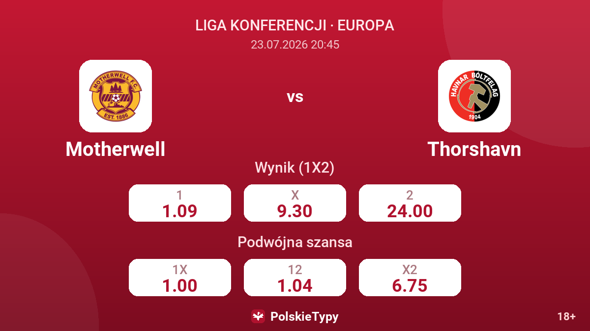 Motherwell - Thorshavn — kursy
