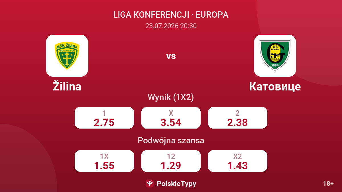 Žilina - Katowice — kursy