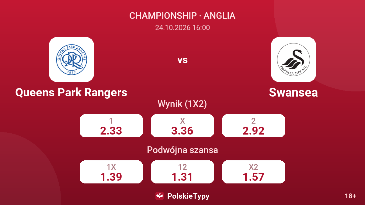 Queens Park Rangers - Swansea — kursy