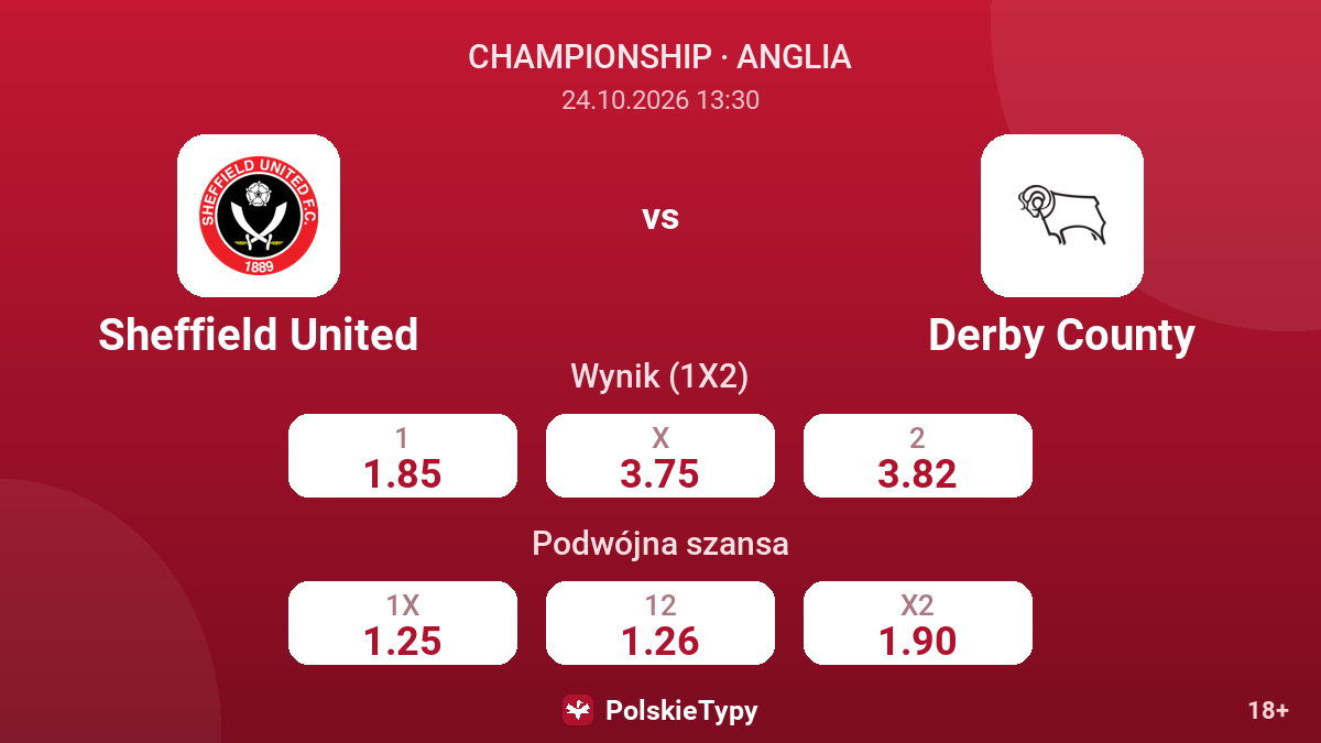 Sheffield United - Derby County — kursy