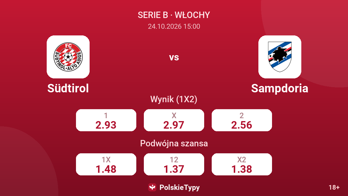 Südtirol - Sampdoria — kursy
