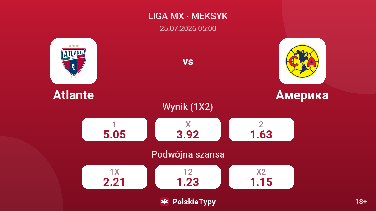 Atlante - Ameryka — kursy