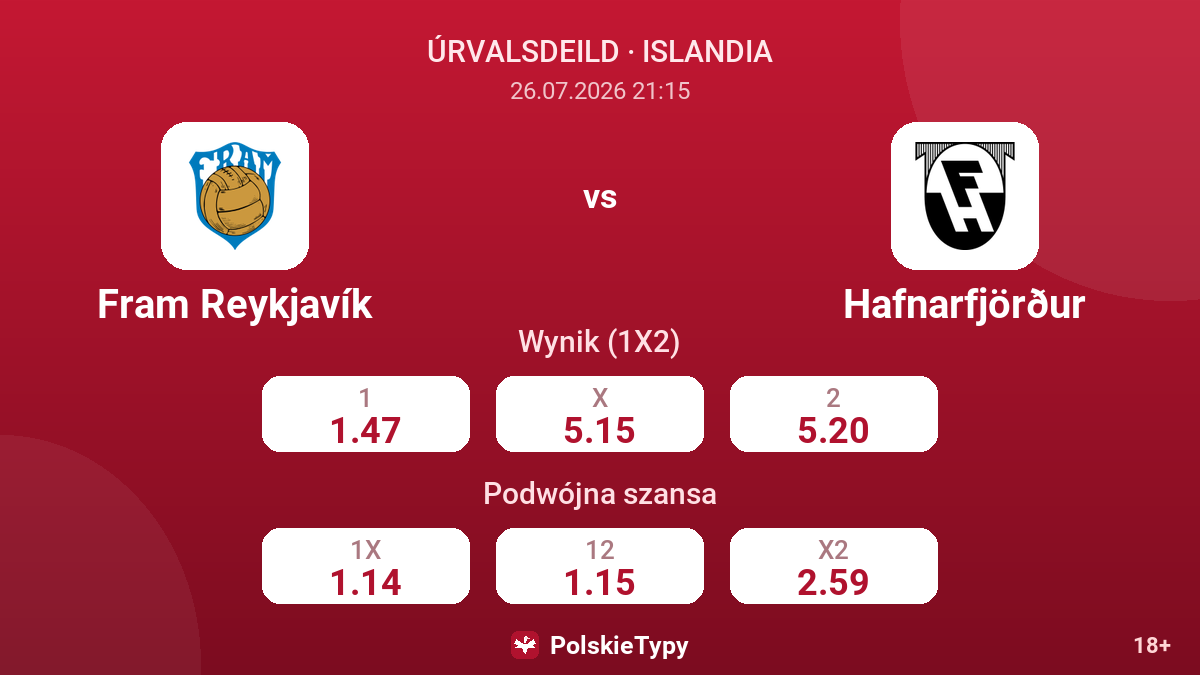 Fram Reykjavík - Hafnarfjörður — kursy