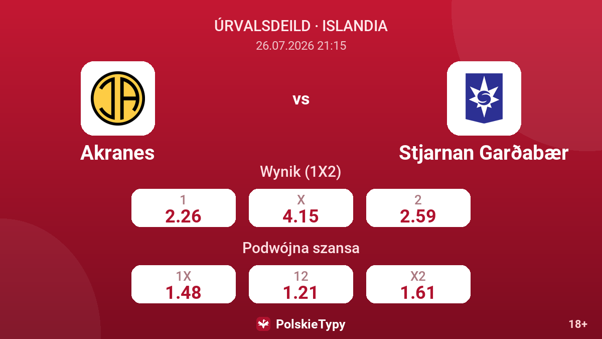 Akranes - Stjarnan Garðabær — kursy