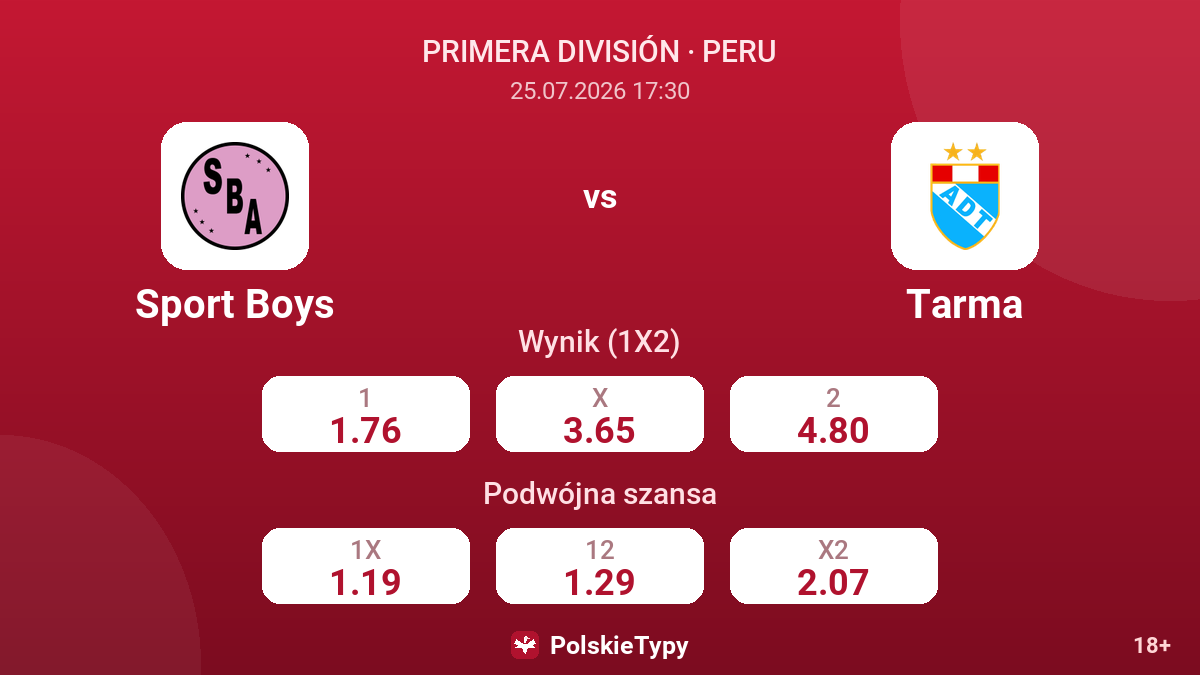 Sport Boys - Tarma — kursy