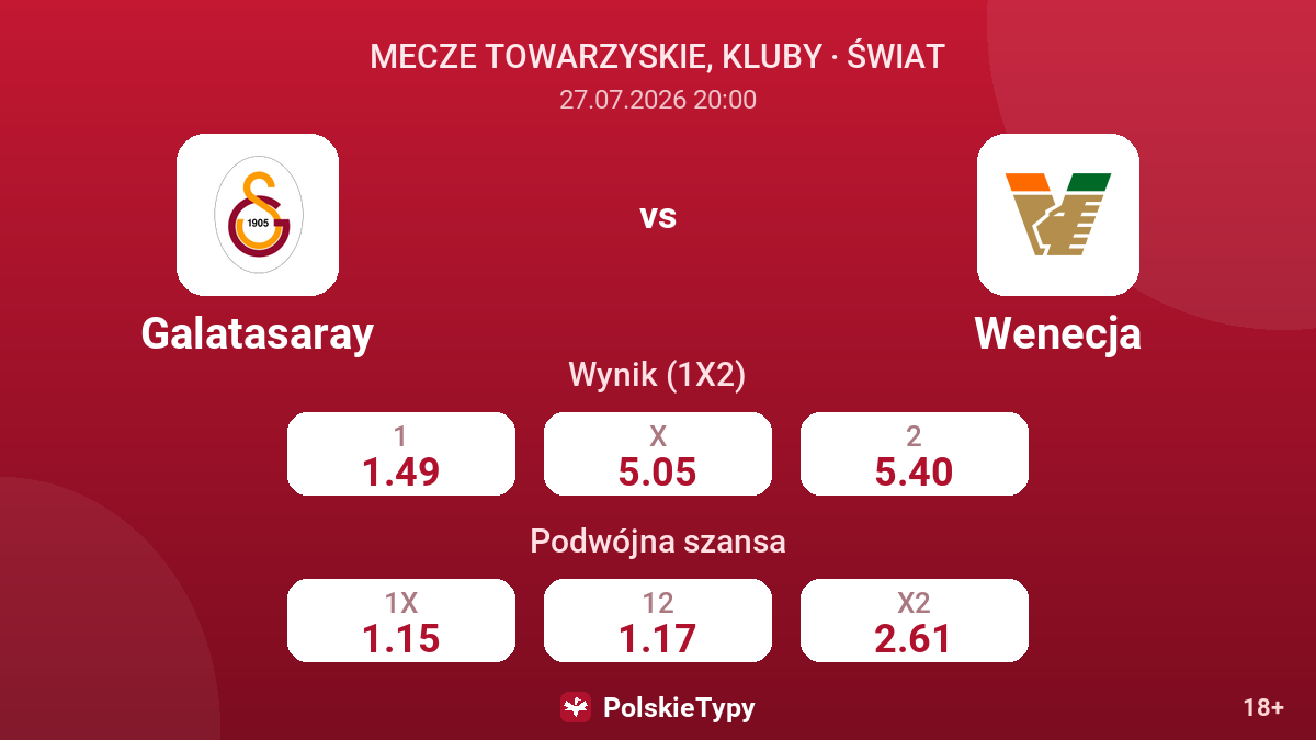 Galatasaray - Wenecja — kursy