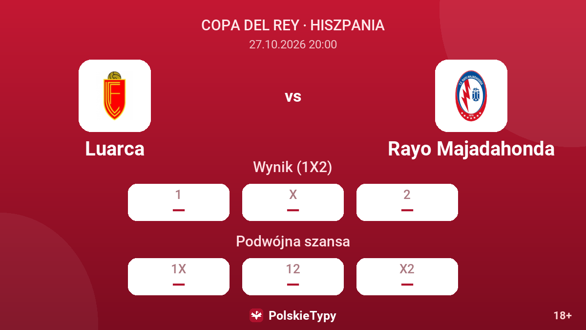 Luarca - Rayo Majadahonda — kursy