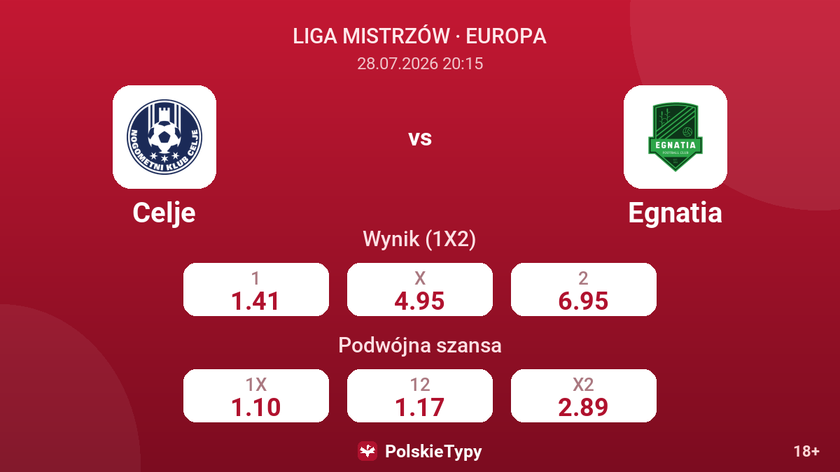 Celje - Egnatia — kursy