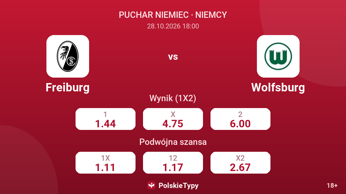 Freiburg - Wolfsburg — kursy