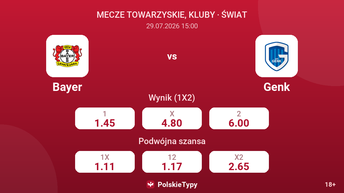 Bayer - Genk — kursy
