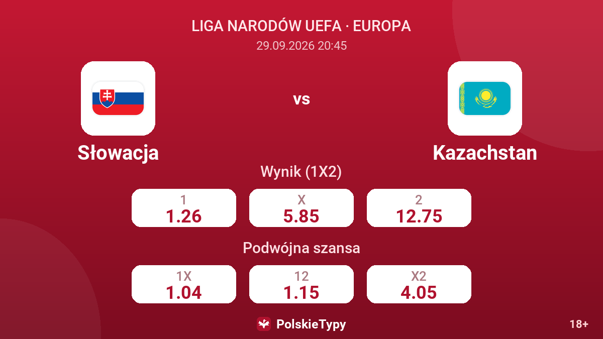 Słowacja - Kazachstan — kursy