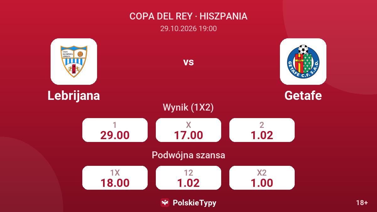 Lebrijana - Getafe — kursy