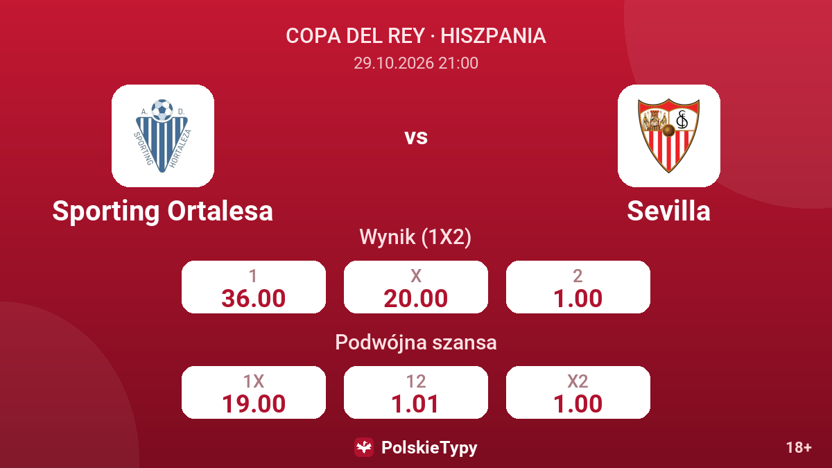 Sporting Ortalesa - Sevilla — kursy