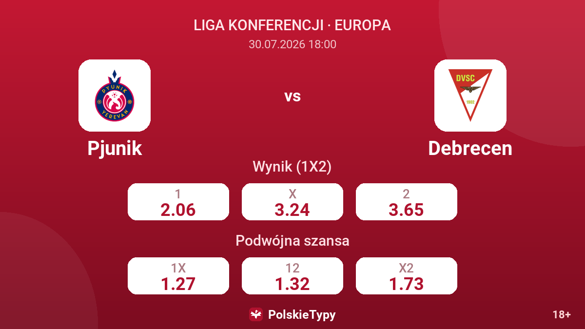 Pjunik - Debrecen — kursy
