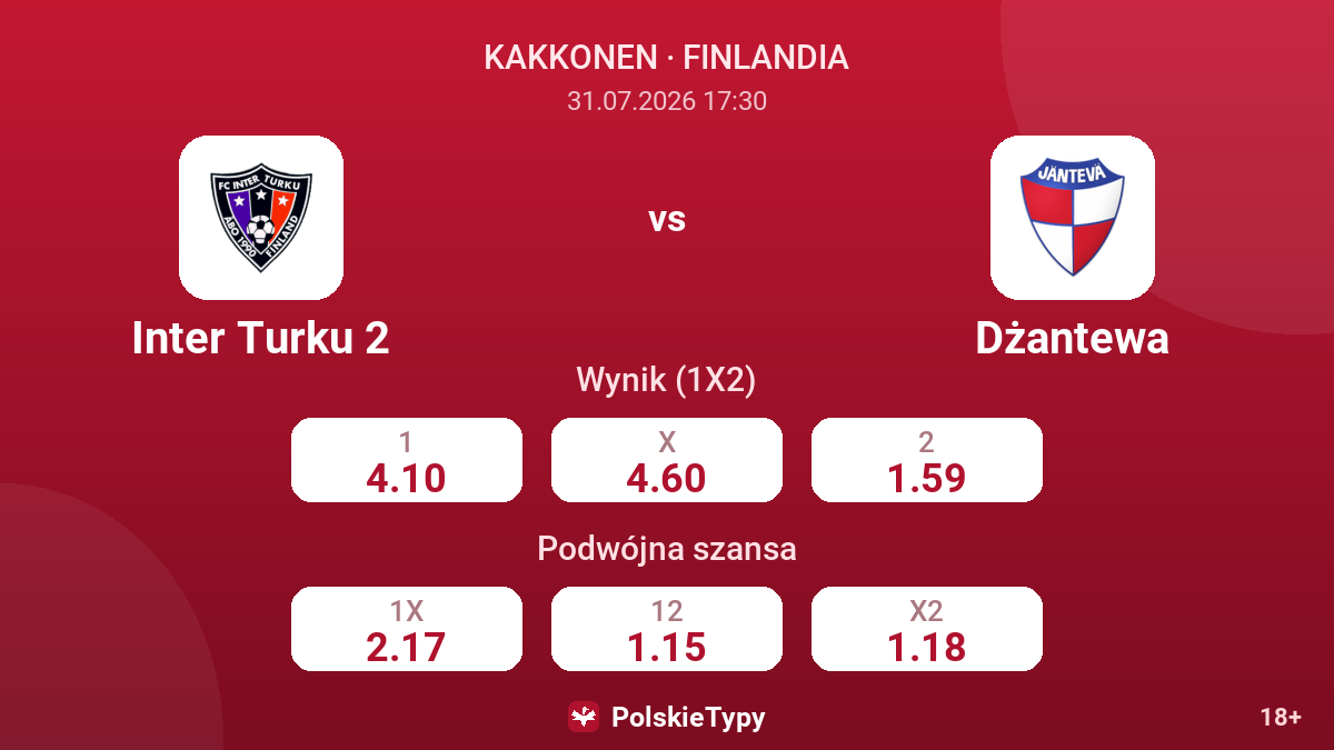 Inter Turku 2 - Dżantewa — kursy