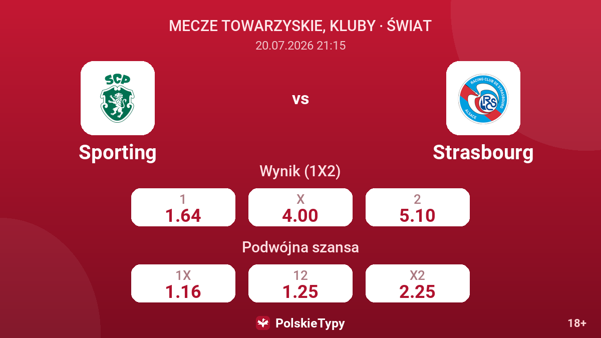Sporting - Strasbourg — kursy