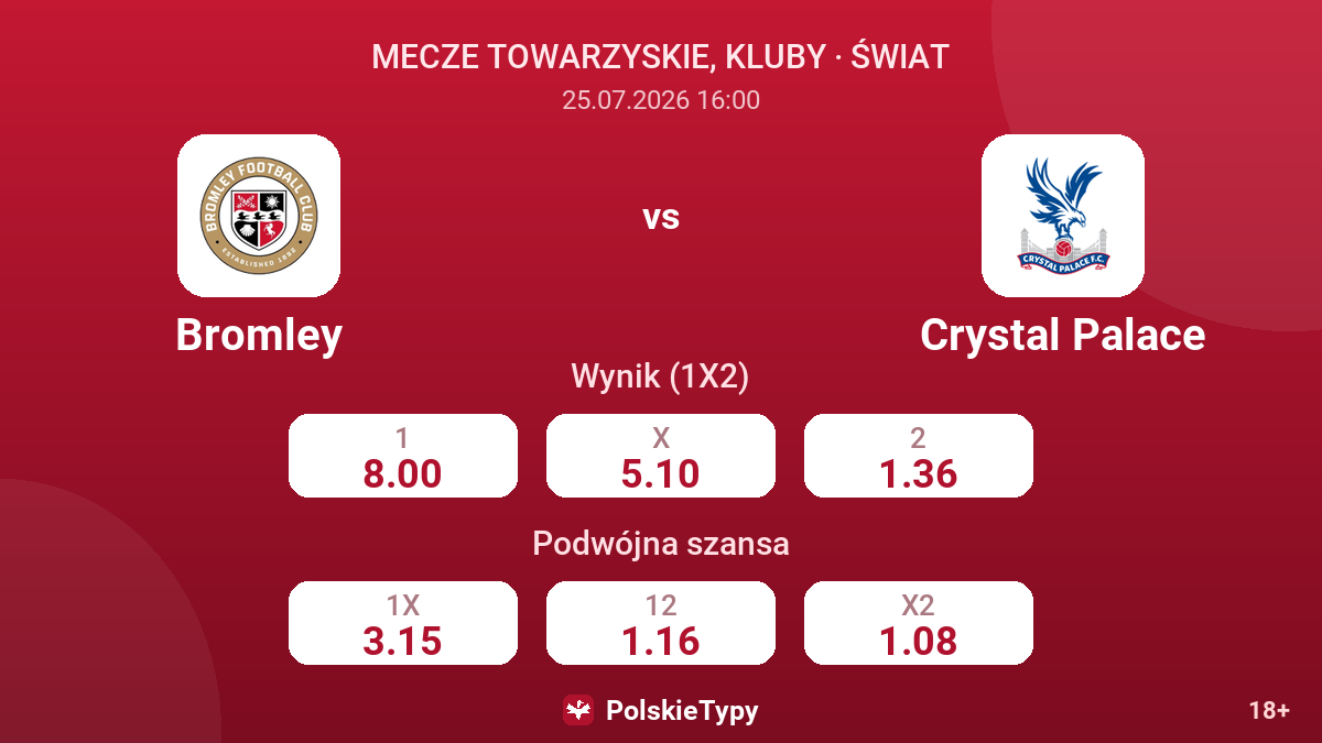 Bromley - Crystal Palace — kursy