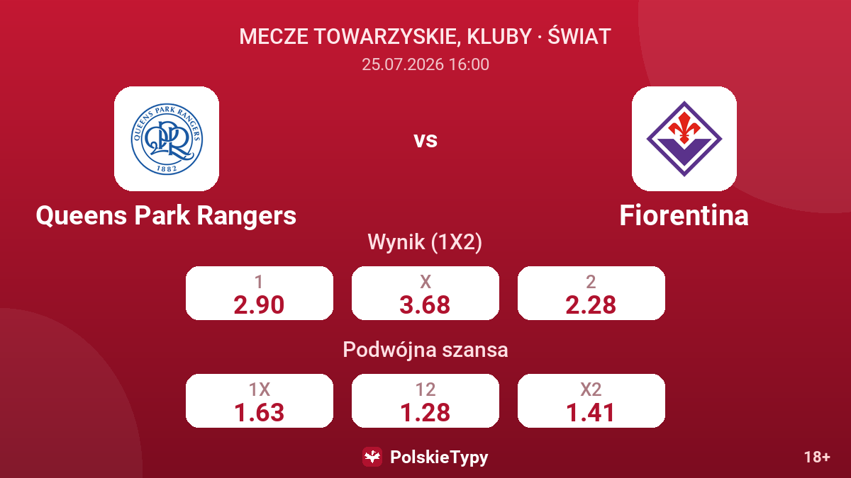 Queens Park Rangers - Fiorentina — kursy